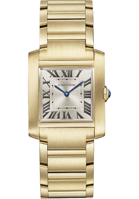 cartier tank francaise medium gold|cartier gold tank fratello.